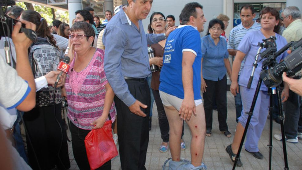 Los manifestantes fueron reprimidos.