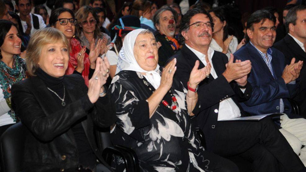 Teresa Parodi, militante del Gobierno kirchnerista