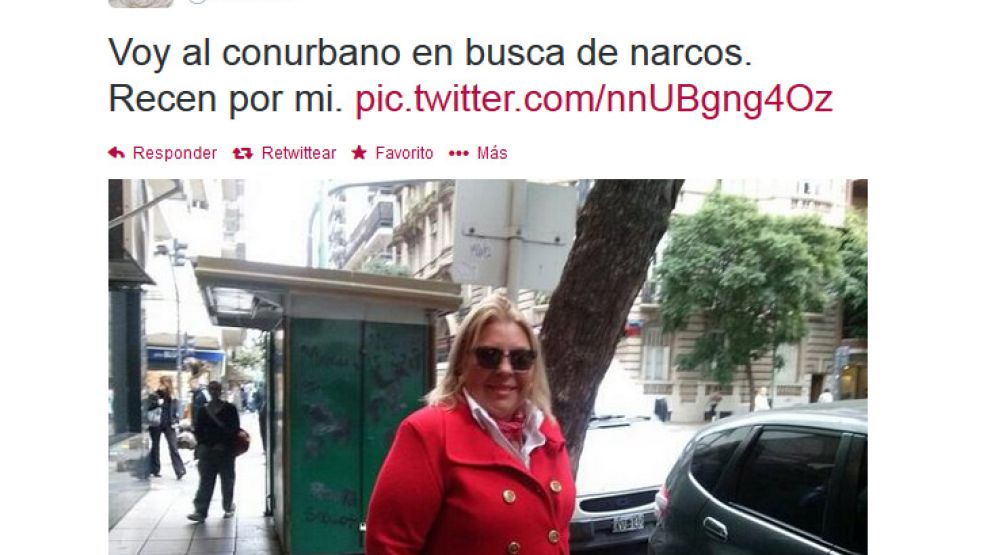 Carrió publicó el tuit y causó furor.