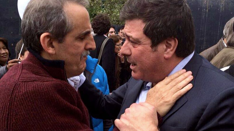 Mariotto y Moreno se encontraron en el congreso del PJ.