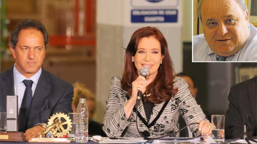 Acto. Por videoconferencia, Cristina inauguró una planta láctea en Morteros, pago de Ider Peretti.