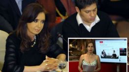 Natasha Niebieskikwiat, del Grupo Clarín, se cruzó con Cristina y con Kicillof en el mismo día.