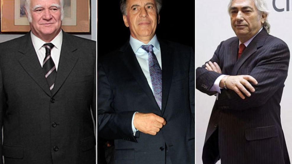 Federico De Achával, Cristóbal López y Lao Hernández.