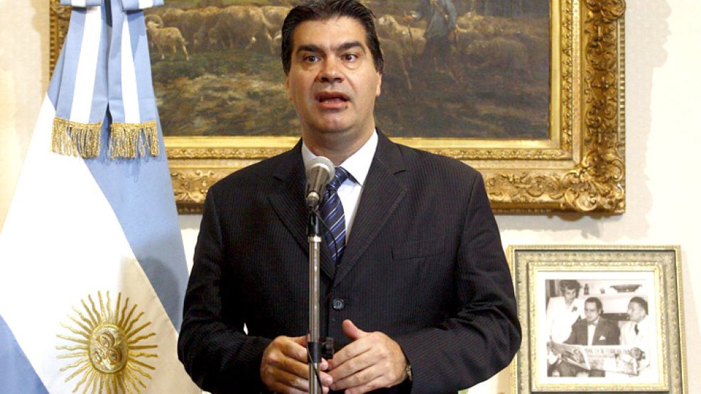 Jorge Capitanich, jefe de Gabinete. 