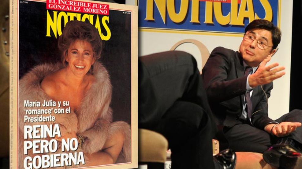 En la Feria del Libro, Fontevecchia habló de la tapa que fue un símbolo de década.