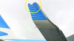7 noviembre de 2013. Un avión de Aerolíneas Argentinas y otro de Austral se tocaron en medio de maniobras en la pista, sin reportar heridos.