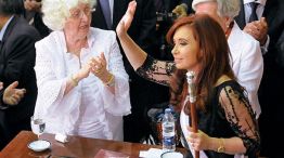 Cristina Fernández de Kirchner y su madre Ofelia Wilhelm.