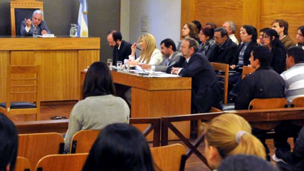 Simulacro de juicio por jurados realizado en Mar del Plata