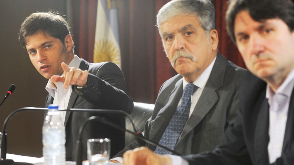 Anuncio. Kicillof, De Vido y Berner prometen espacio para un nuevo jugador. Faltan los pliegos.