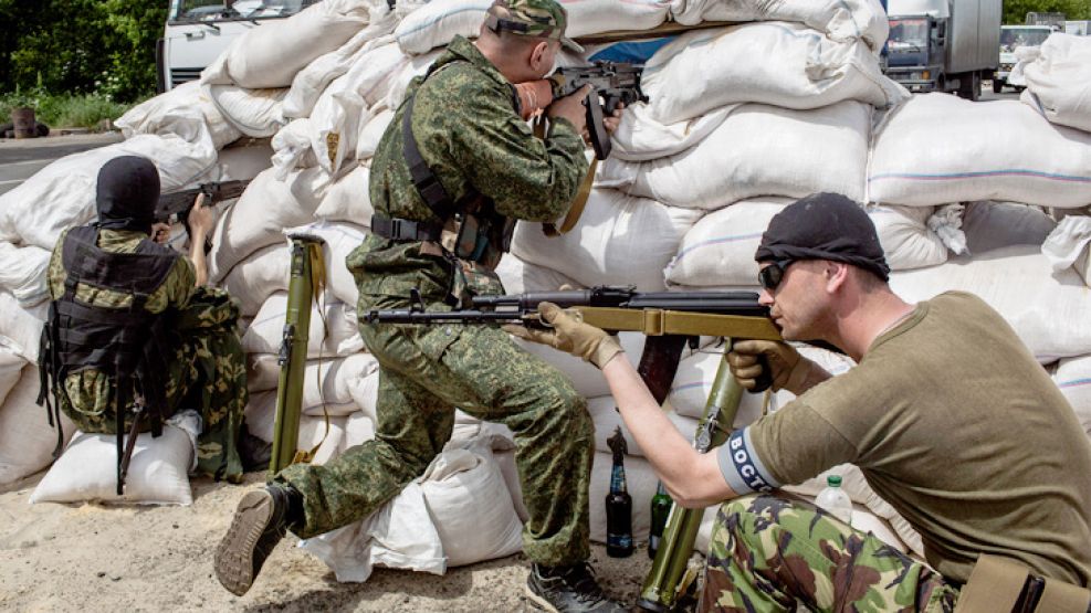 Donetz. Hubo duros combates en tropas de Kiev y prorrusos.