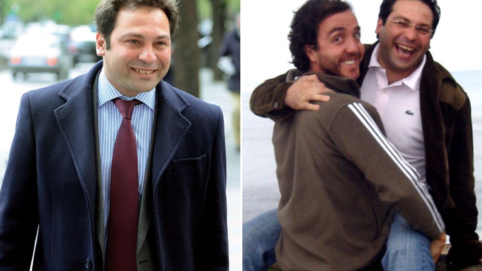 El abogado Fabián Carosso Donatiello (izq), habría subalquilado el departamento de Boudou a Vandenbroele.