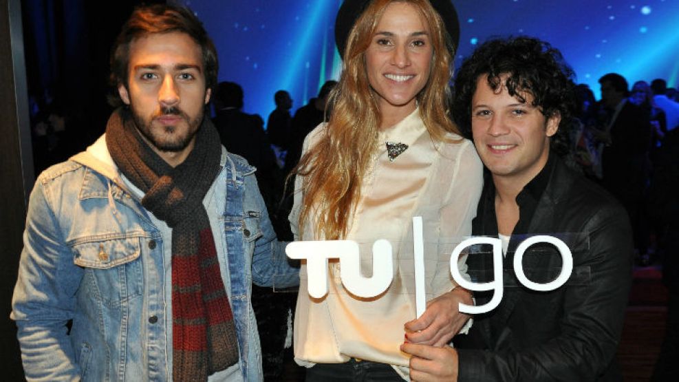 Nicolás Francella, Lara Bernasconi y Darío Lopilato con Tu Go, de Movistar.
