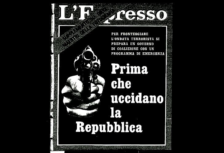 La tapa del L’Espresso de Italia el 17 de abril de 1977.