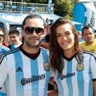 Emilia Attias y Gonzalo Heredia en Brasil