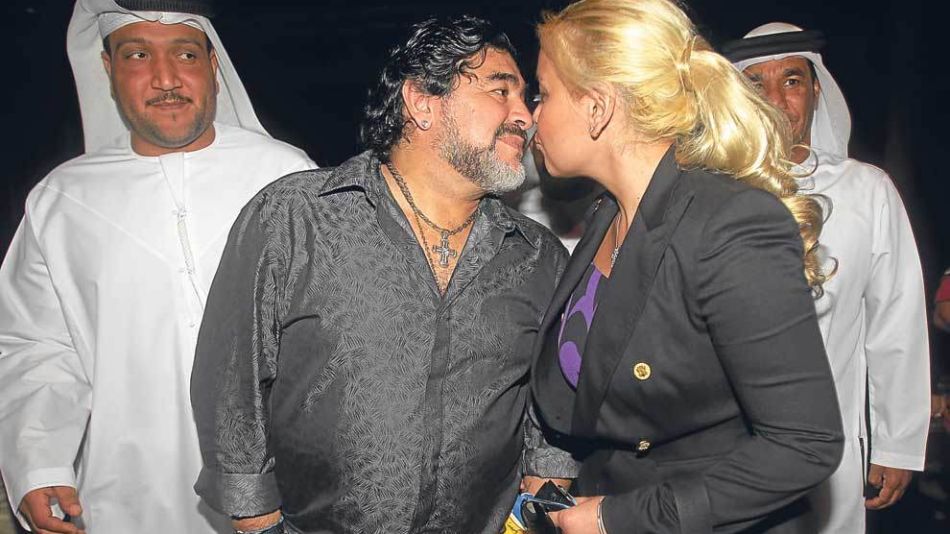 Diego Maradona y Veronica Ojeda