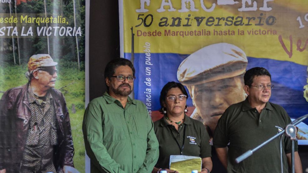 Aniversario. Con el comandante Iván Márquez a la cabeza, las FARC celebraron esta semana sus cincuenta años en La Habana.