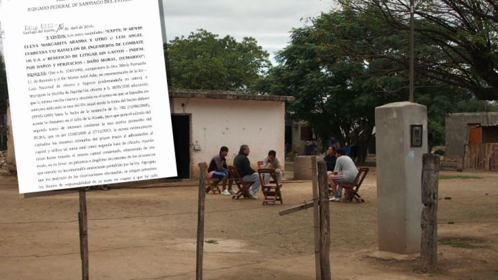 Los Aranda viven en un rancho llamado Canalito. El Estado dilata el pago de su indemnización.