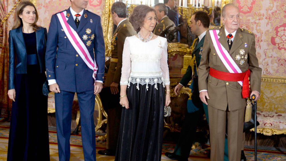 Sangre azul. Los Borbones, en una de las últimas fotos en el Palacio de la Zarzuela. Se vienen años difíciles para la familia real.