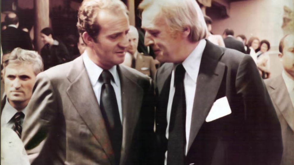 El autor junto al Rey Juan Carlos en 1979.