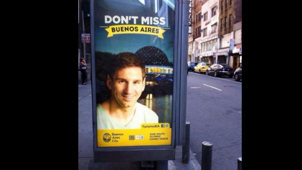 La publicidad con Messi tiene un grosero error.