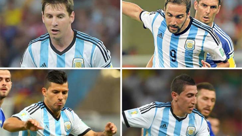 Messi, Higuaín, Agüero y Di María juntos, una carta que ninguna selección del mundo puede igualar. El poker de gol vuelve a la cancha.