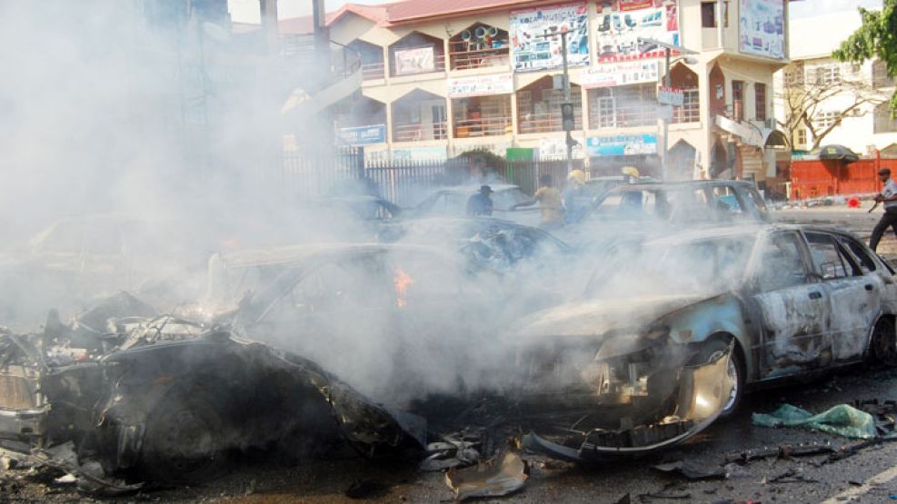 Primeras imágenes de la explosión en Nigeria