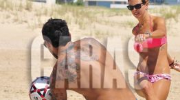 “¡Siempre es así, con todos!”, dice a PERFIL Yanina Screpante, su novia, cuando es consultada por la broma que le hizo a Sabella.