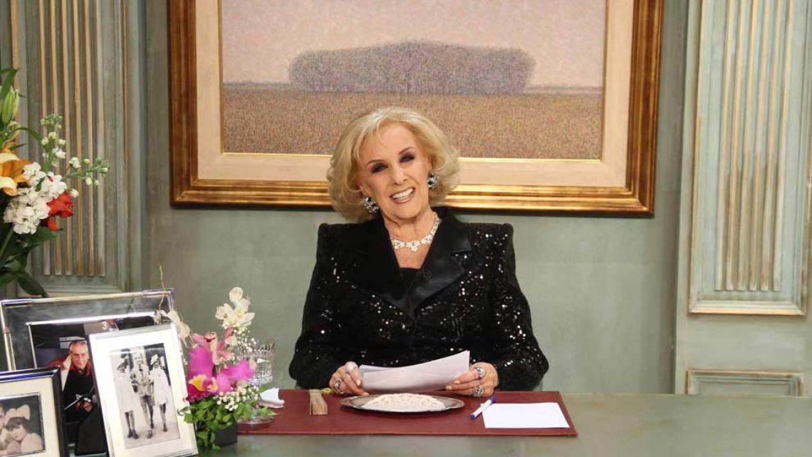 Los momentos más recordados de los almuerzos de Mirtha Legrand Exitoina