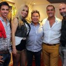 Felipe Rozenmuter, Gabriel Lage, Alica Samper y Robertito Funes acompañaron al broker inmobiliario y RRPP Luis Gonzalez Arce en su cumpleaños en su casa de Buenos Aires.