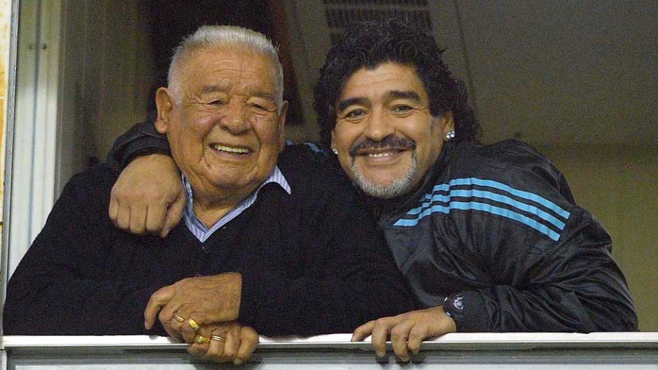 Don Diego Maradona e hijo