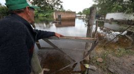 Rio Uruguay. Su crecida destruyó alrededor de 500 viviendas.