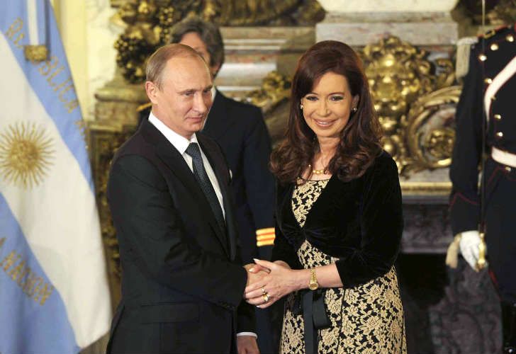 Cristina Kirchner y Vladimir Putin