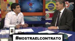 Maradona y Víctor Hugo hicieron juntos un programa para el Mundial.