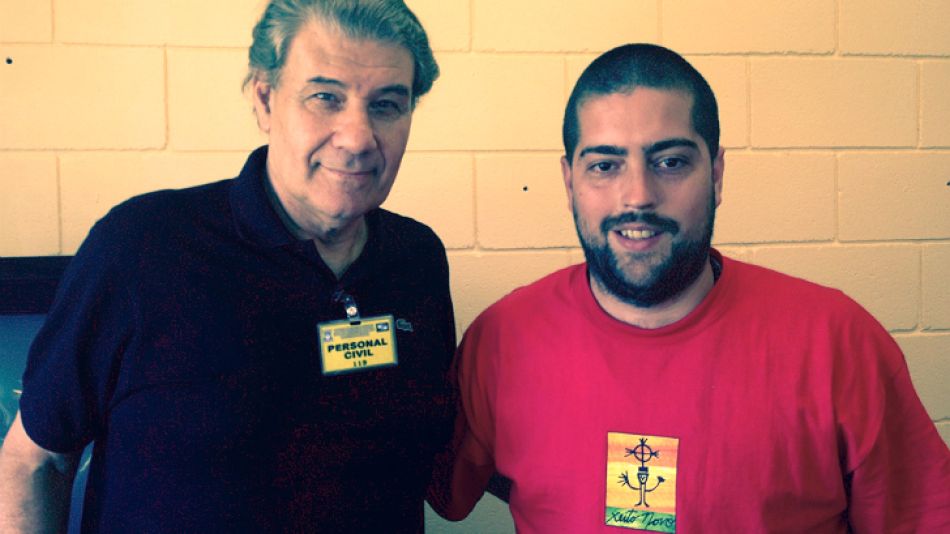 Víctor Hugo Morales apoya al líder de la banda preso por la tragedia de Cromañón.