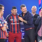 Marcelo Tinelli y el plantel de San Lorenzo en ShowMatch (5)