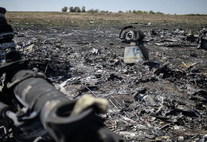 La trompa del avión se encuentra en un campo de girasoles en la localidad de Rasipnoye, mientras en Petropavlovka yace intacto un gran trozo del fuselaje sin que los expertos hayan podido aún acceder al lugar.