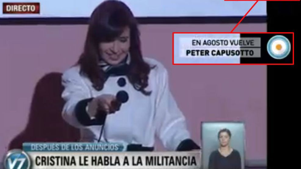 CFK Y CAPUSOTTO. La realidad y la sátira parecen unidas en la TV.