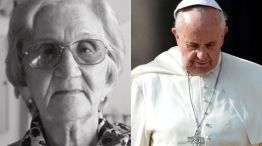 Licha De la Cuadra y el Papa Francisco. El caso de la desaparición de Elena fue paradigmático en las críticas contra el pontífice por su rol en la dictadura.