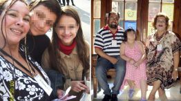 Familias. Noelia Luna vive en González Catán con sus tres hijos: Gastón (16) y Victoria (13) (izq.) y Agustín (10). La docente Blasia Gómez Reinoso, junto a César y Zaira (8), viven en Catamarca. (der
