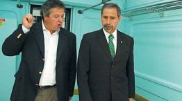Claudio Cirigliano, extitular de Trenes de Buenos Aires (TBA), y el ex secretario de Transporte, Ricardo Jaime.