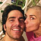 Lorena Meritano con su novio