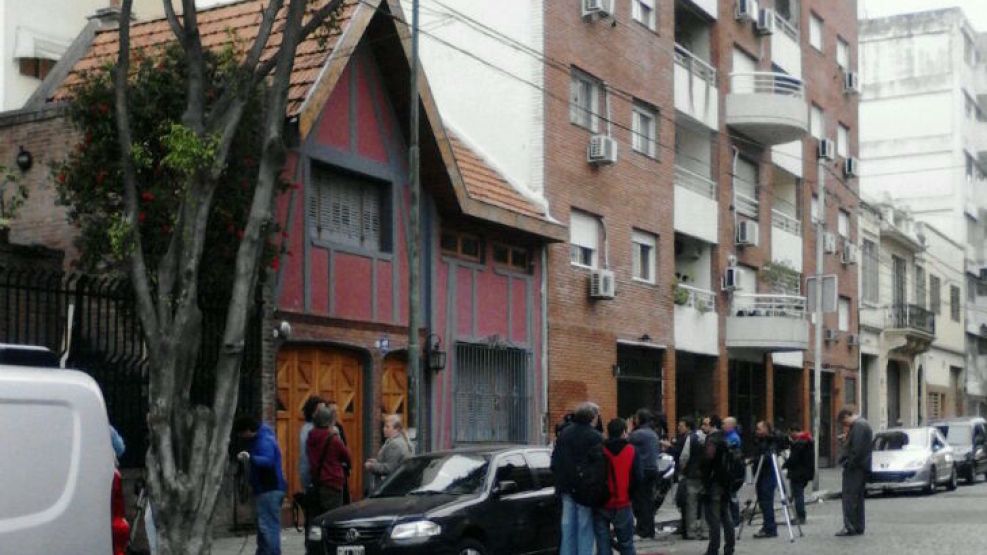 La casa del detenido en la calle Pujol del barrio porteño de Caballito.