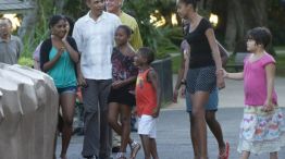 Los Obama en Hawaii.