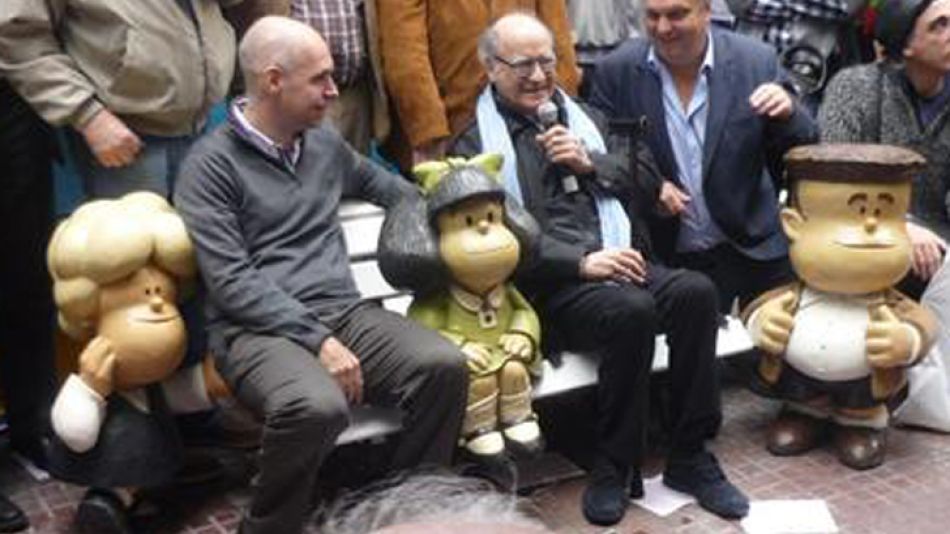 A partir de hoy, Mafalda estará junto a Manolito y Susanita.