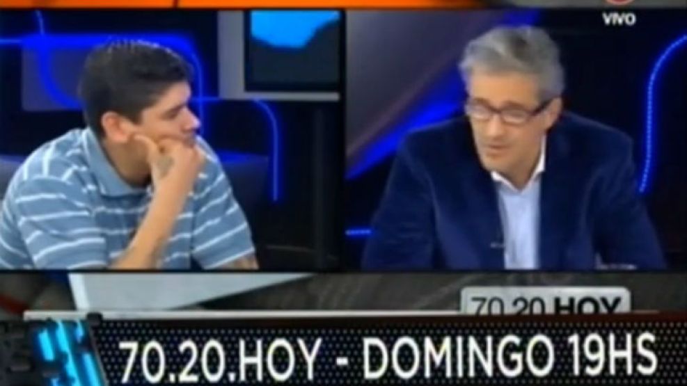 El encuentro entre Ivo Cutzarida y el motochorro tuvo una gran repercusión en las redes sociales.