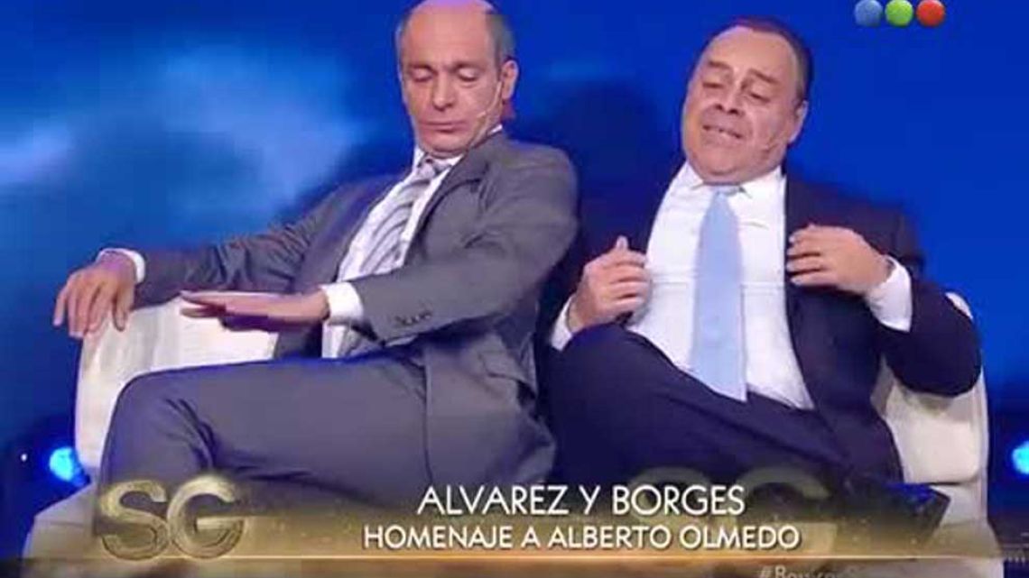 Bossi y Carna como Borges y Alvarez