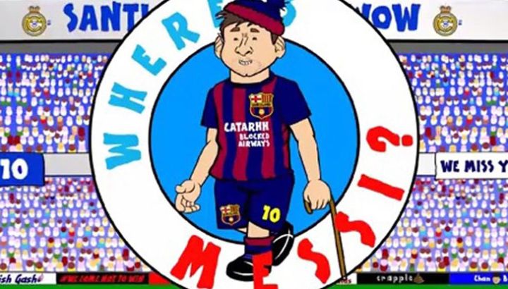 Se burlan de Lionel Messi en un dibujo animado | 442