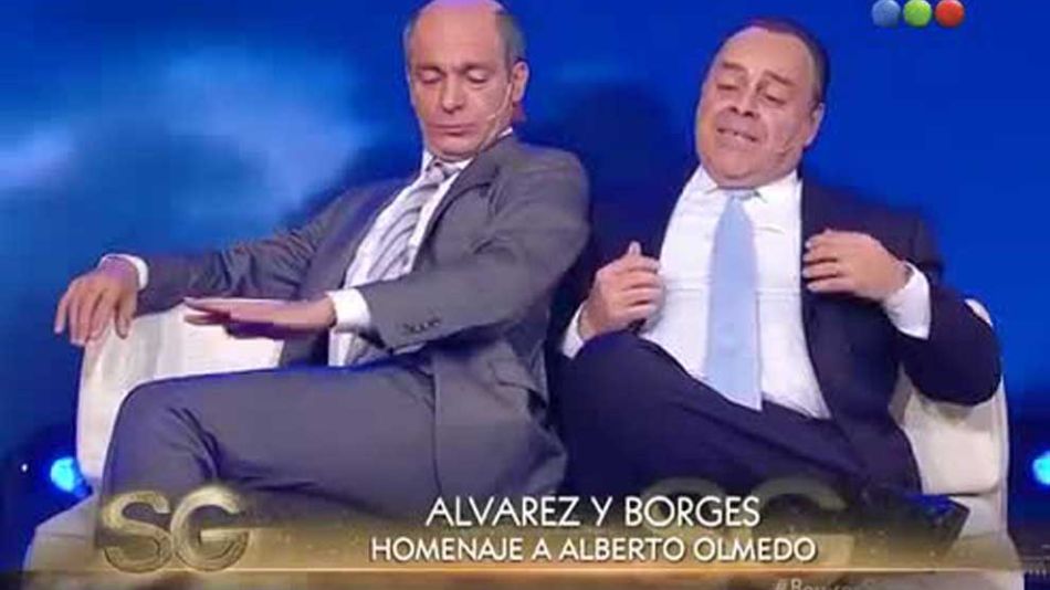 Bossi y Carna como Borges y Alvarez