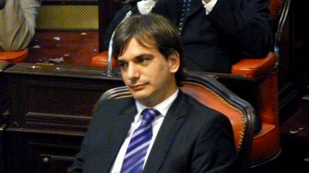 El senador provincial Sebastián Galmarini.