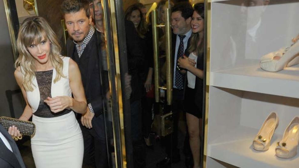 Inseparables. Tinelli siguió de cerca a Guillermina en la presentación que tiene nombre propio.